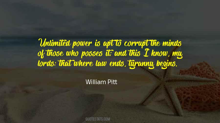 William Pitt Quotes #764716