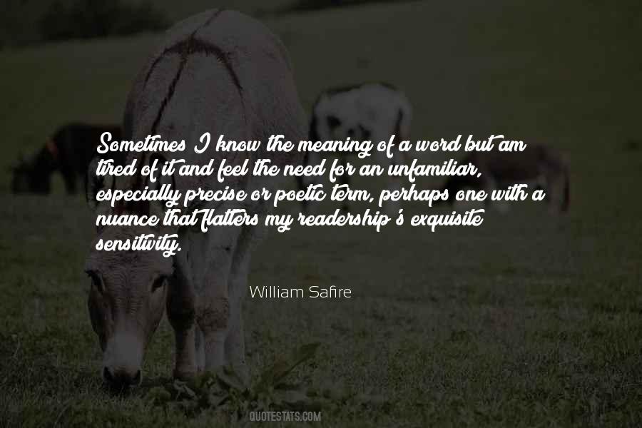 William Safire Quotes #920997