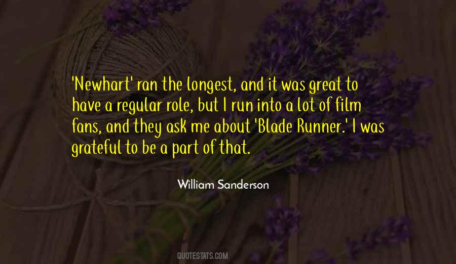 William Sanderson Quotes #209167