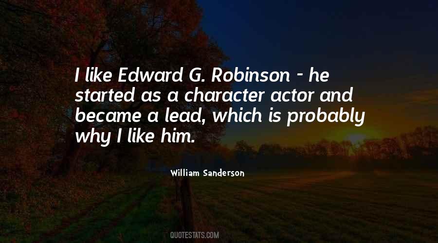 William Sanderson Quotes #371072