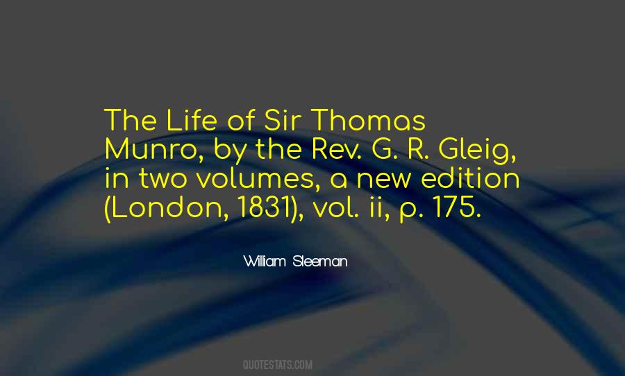 William Sleeman Quotes #678467