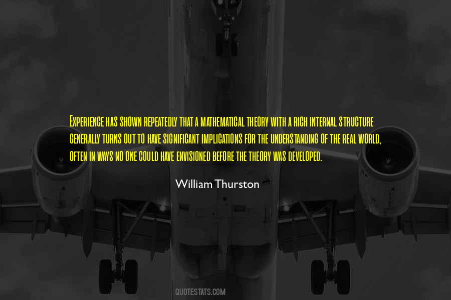 William Thurston Quotes #679212