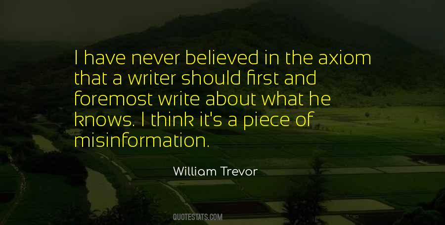 William Trevor Quotes #455660