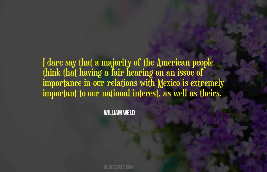 William Weld Quotes #1628407