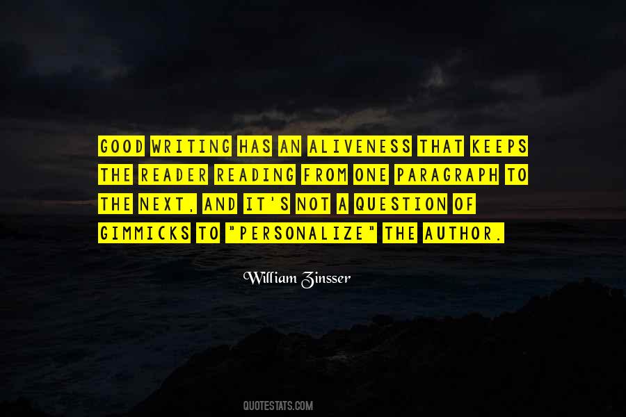 William Zinsser Quotes #886026