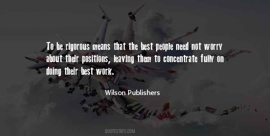 Wilson Publishers Quotes #915382