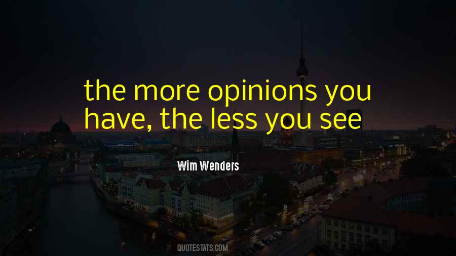 Wim Wenders Quotes #236438