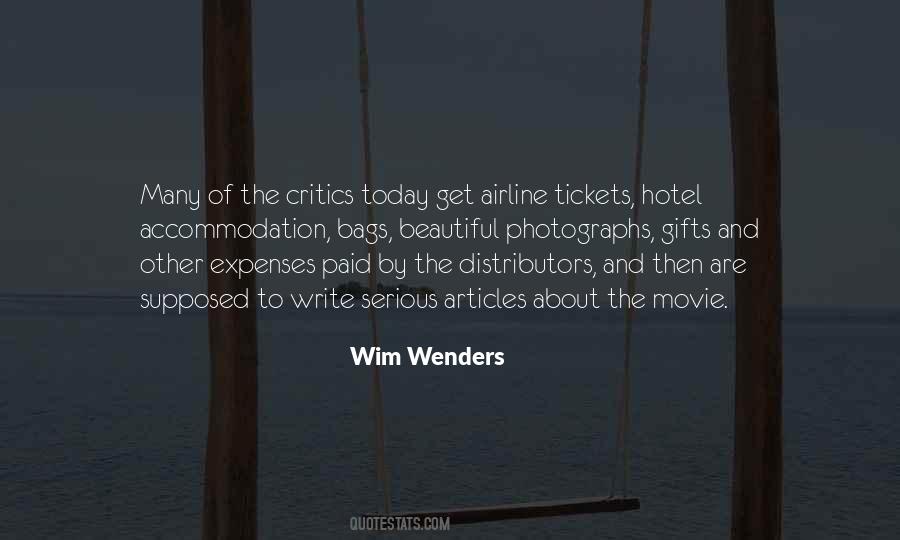 Wim Wenders Quotes #830205