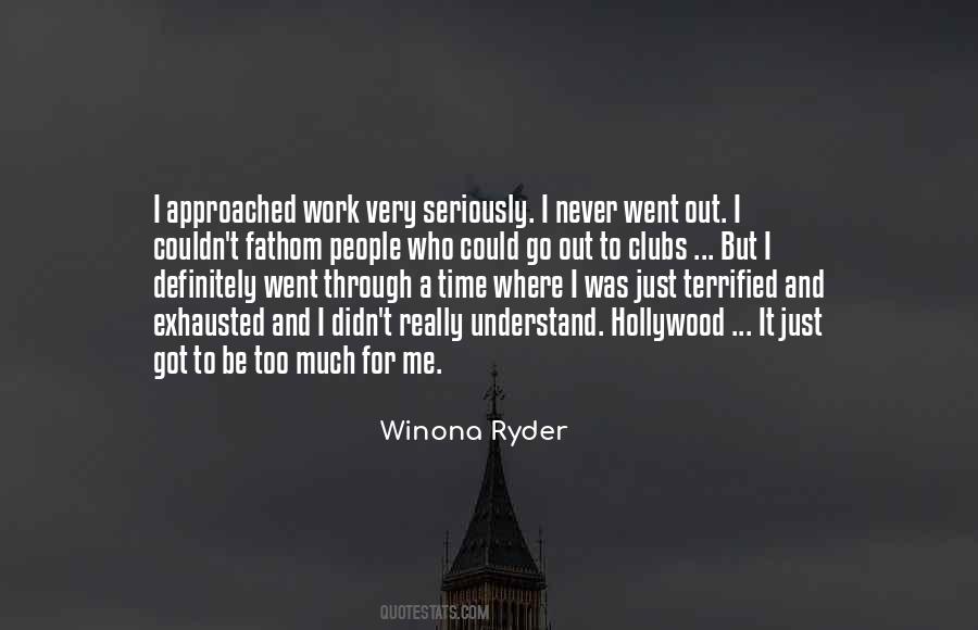 Winona Ryder Quotes #1317109