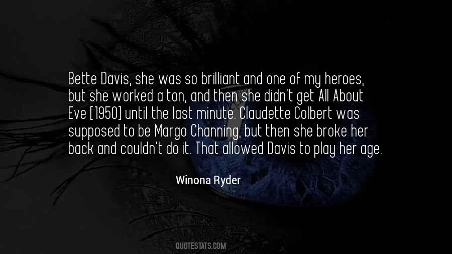 Winona Ryder Quotes #1543807