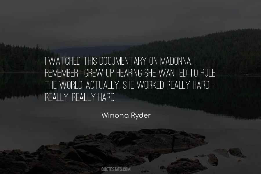 Winona Ryder Quotes #897331
