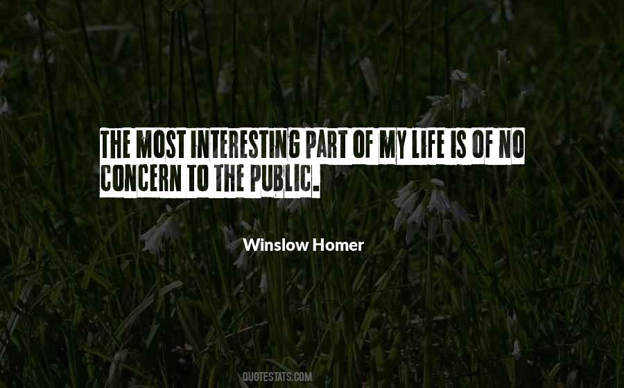 Winslow Homer Quotes #229733