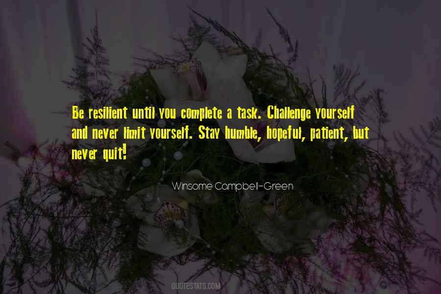 Winsome Campbell-Green Quotes #462179