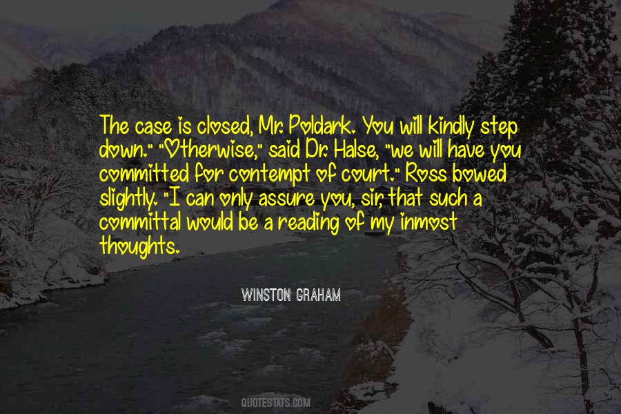 Winston Graham Quotes #1071478