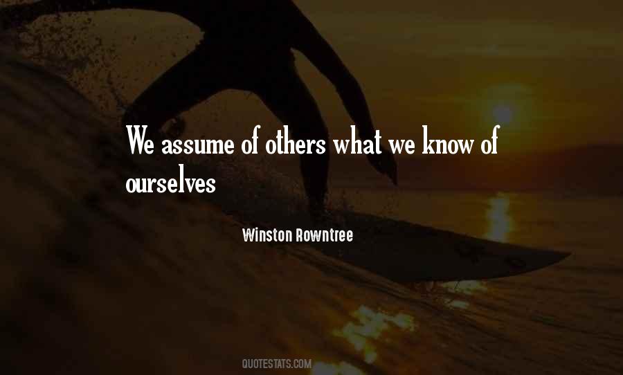 Winston Rowntree Quotes #635862 Winston Rowntree Quotes #635862