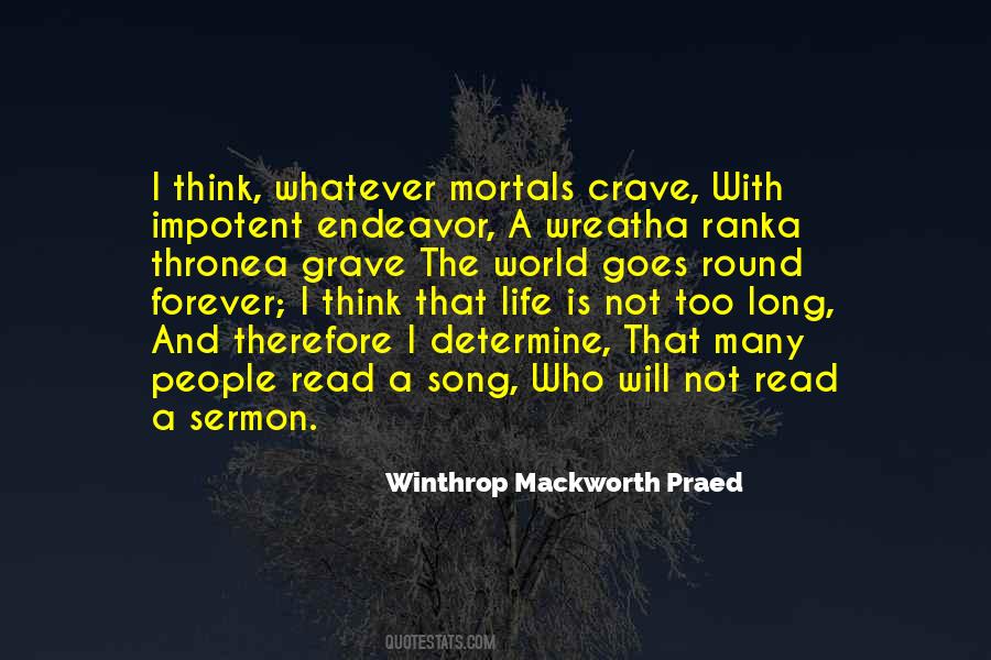 Winthrop Mackworth Praed Quotes #920323