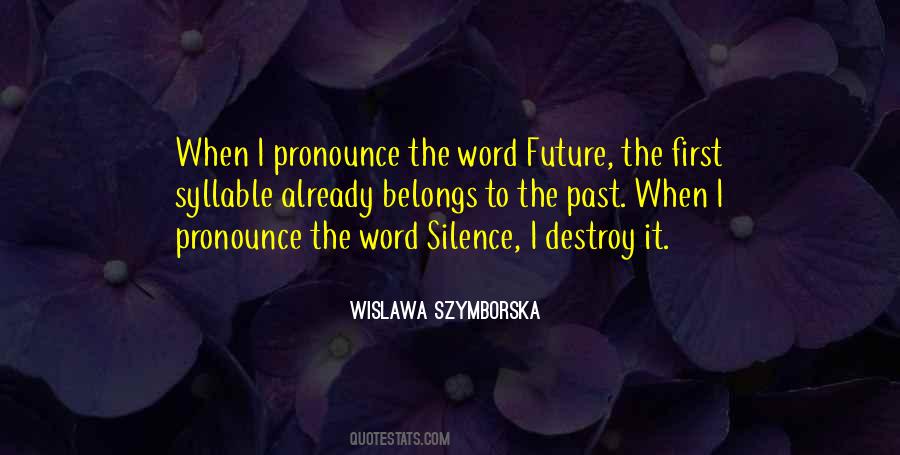Wislawa Szymborska Quotes #933805