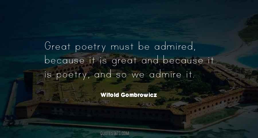 Witold Gombrowicz Quotes #1725947