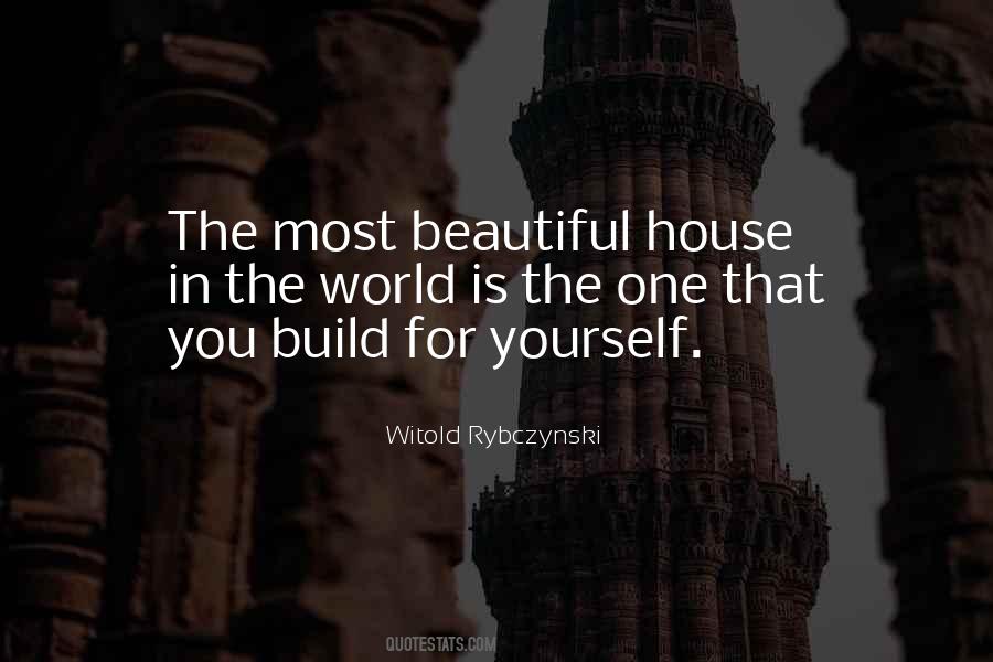 Witold Rybczynski Quotes #191730