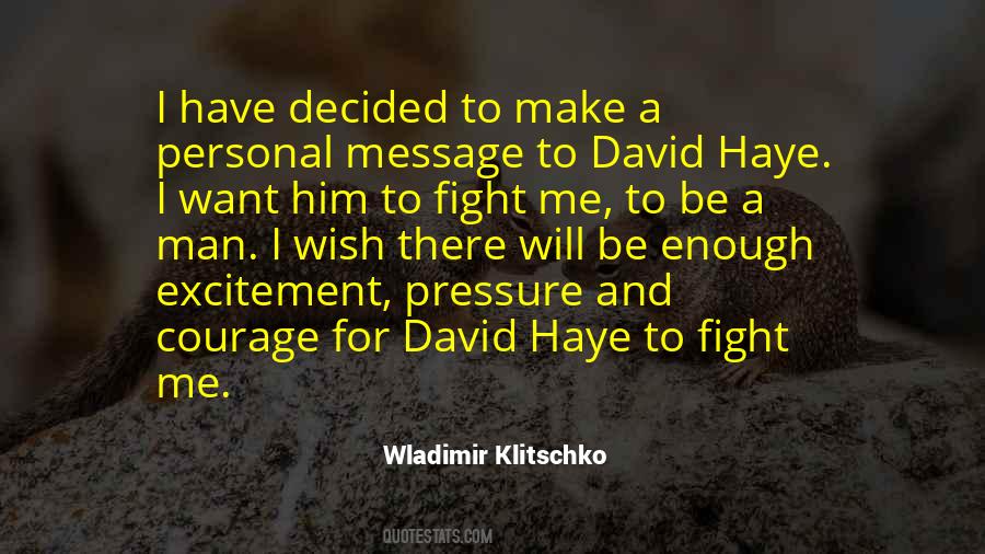 Wladimir Klitschko Quotes #1101856