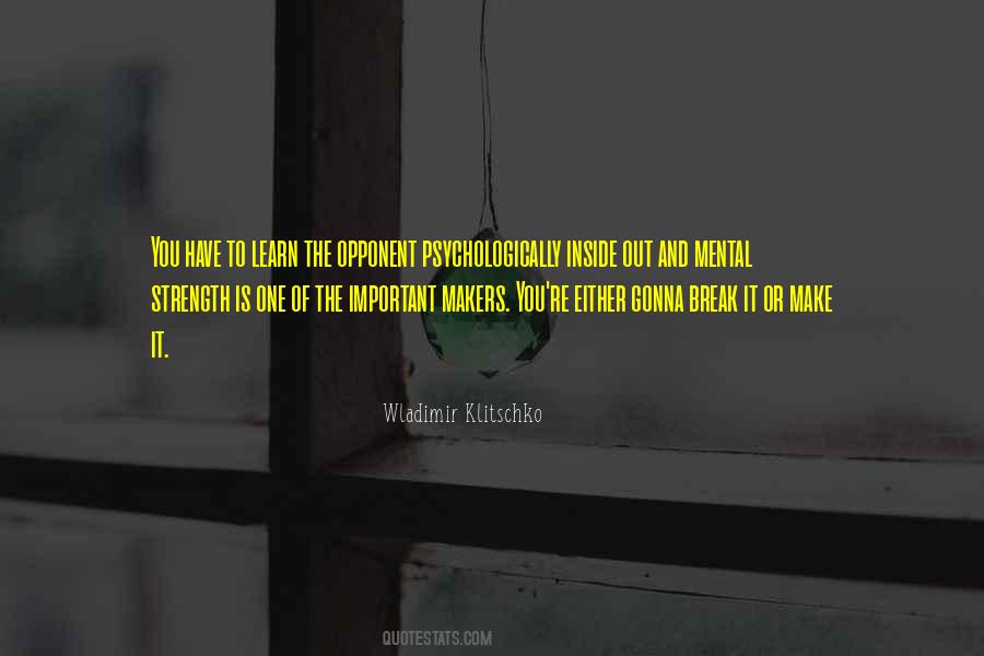 Wladimir Klitschko Quotes #1708362