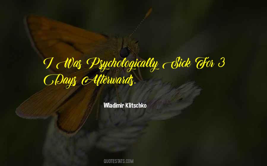 Wladimir Klitschko Quotes #582028