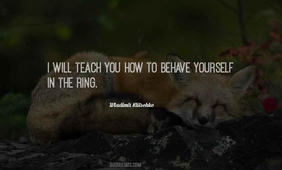 Wladimir Klitschko Quotes #721013