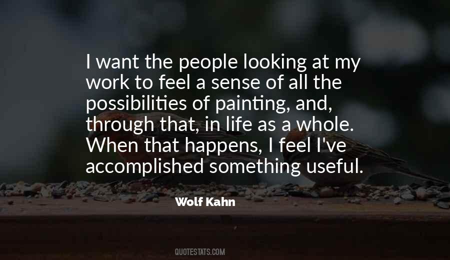 Wolf Kahn Quotes #960619