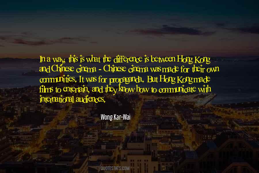 Wong Kar-Wai Quotes #1699513