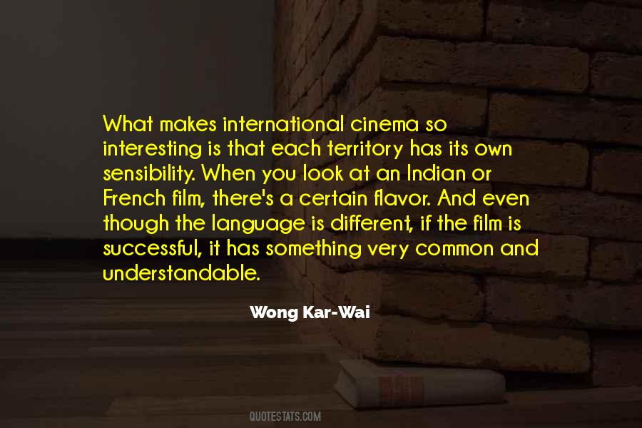 Wong Kar-Wai Quotes #29297