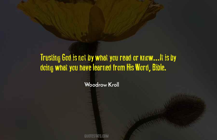 Woodrow Kroll Quotes #1392703 Woodrow Kroll Quotes #1392703