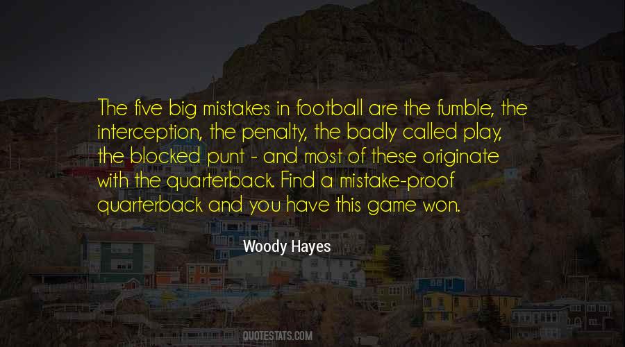 Woody Hayes Quotes #528498