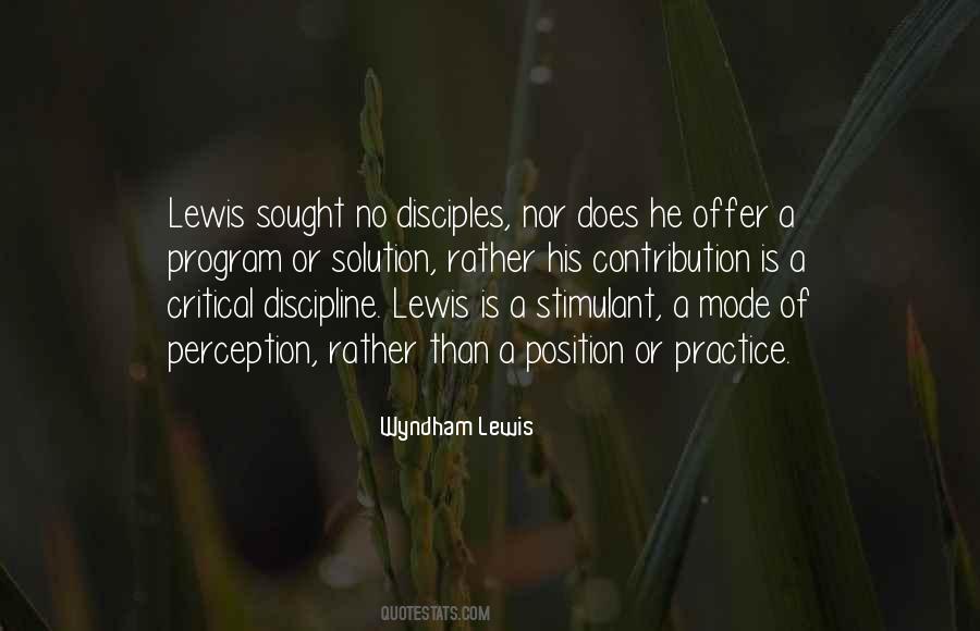 Wyndham Lewis Quotes #1429803