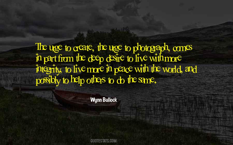 Wynn Bullock Quotes #1287837