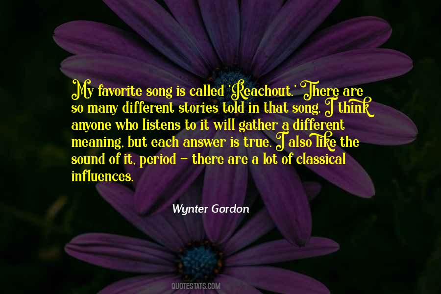 Wynter Gordon Quotes #228092