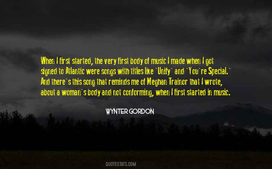 Wynter Gordon Quotes #334036