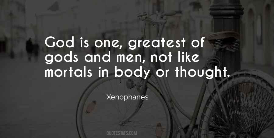 Xenophanes Quotes #1188702