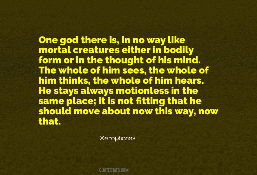 Xenophanes Quotes #1281125