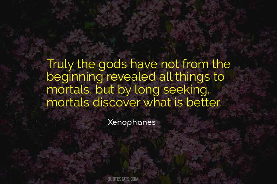 Xenophanes Quotes #82167