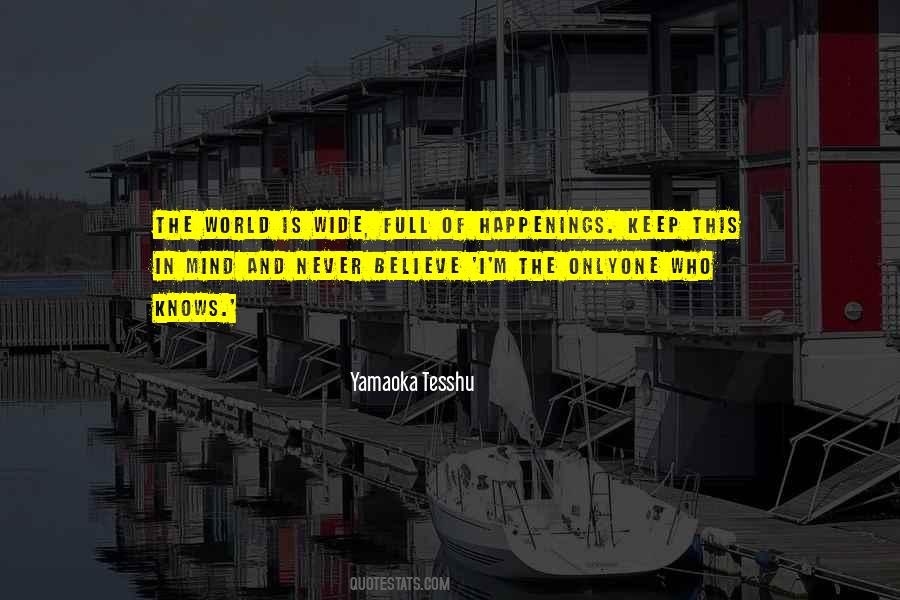 Yamaoka Tesshu Quotes #71916