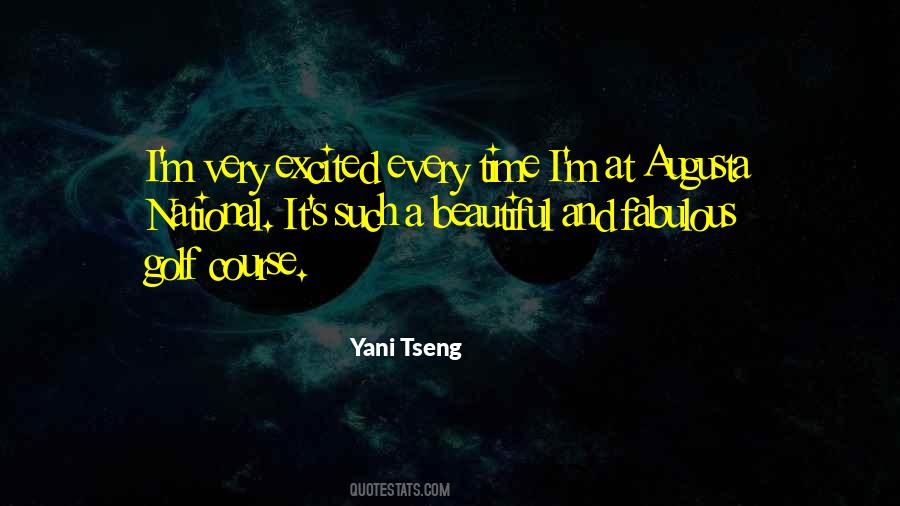 Yani Tseng Quotes #698449