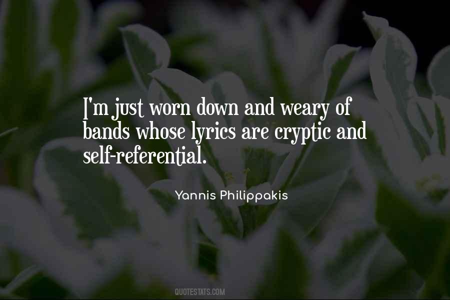 Yannis Philippakis Quotes #1112393