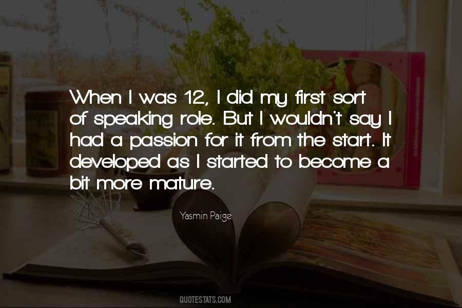 Yasmin Paige Quotes #1133781