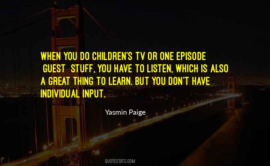 Yasmin Paige Quotes #1504404