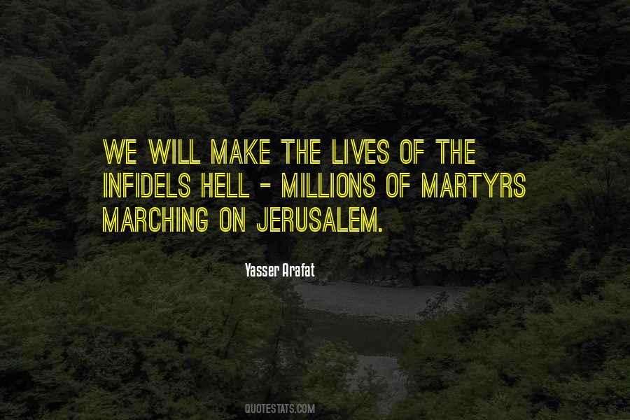 Yasser Arafat Quotes #29620