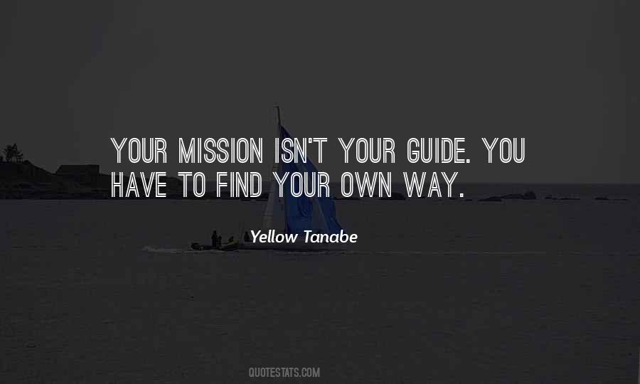 Yellow Tanabe Quotes #1543291