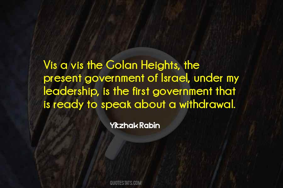 Yitzhak Rabin Quotes #274566