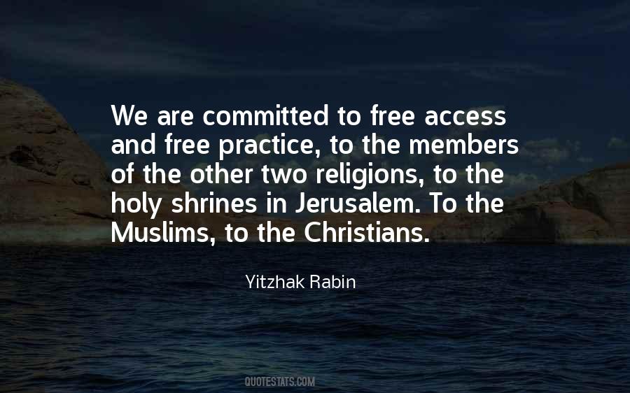 Yitzhak Rabin Quotes #621721