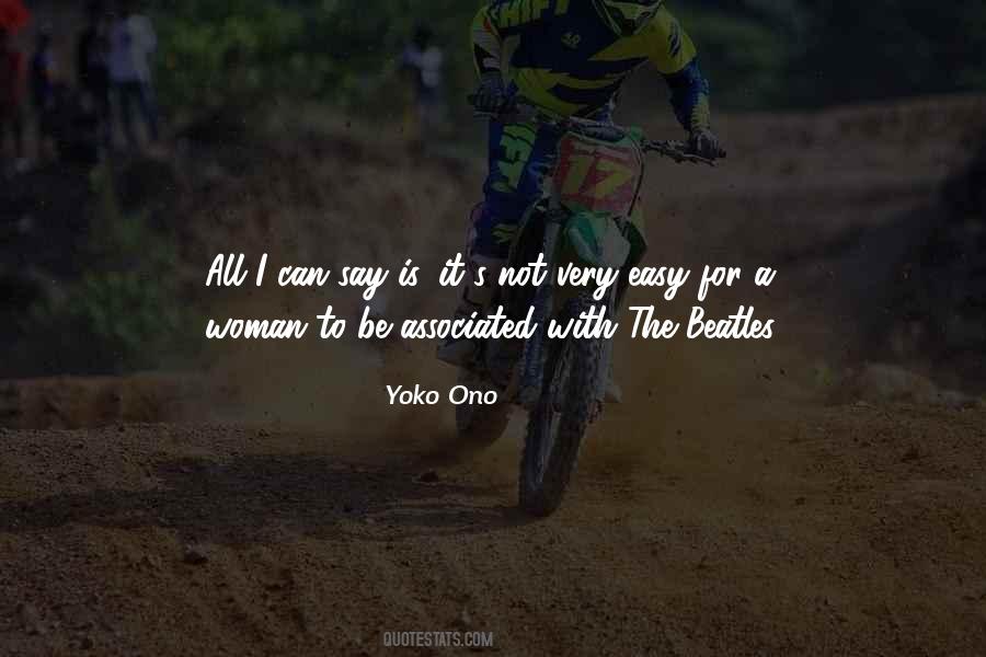 Yoko Ono Quotes #1597659