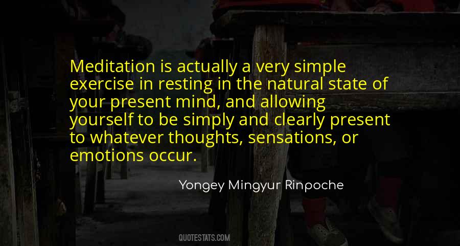 Yongey Mingyur Rinpoche Quotes #1374319